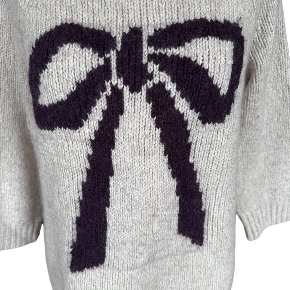 Loft linen colored 3/4 sleeve stretchy pullover sweater women's size small - Picture 6 of 9